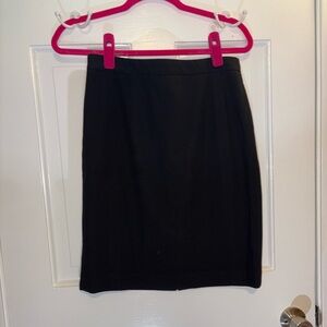 Ann Taylor Elegant Black Pencil Skirt